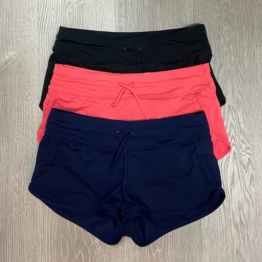 Athleta Wavebreak Swim Shorts (3 pack)